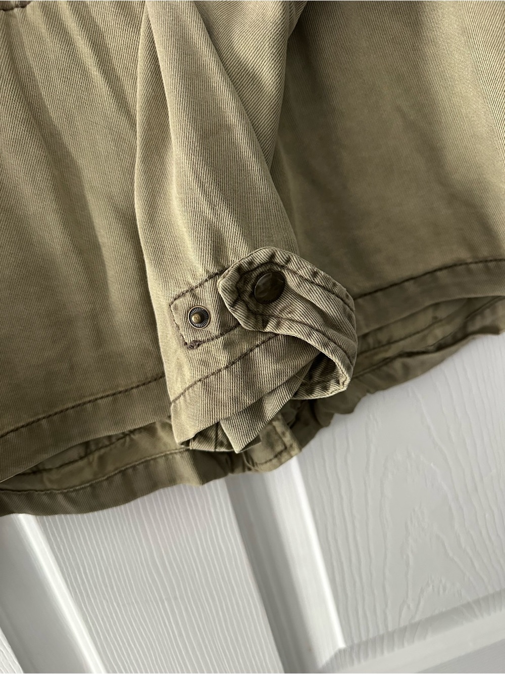Max-Jeans Olive Utility Drawstring Jacket - Picture 5 of 5